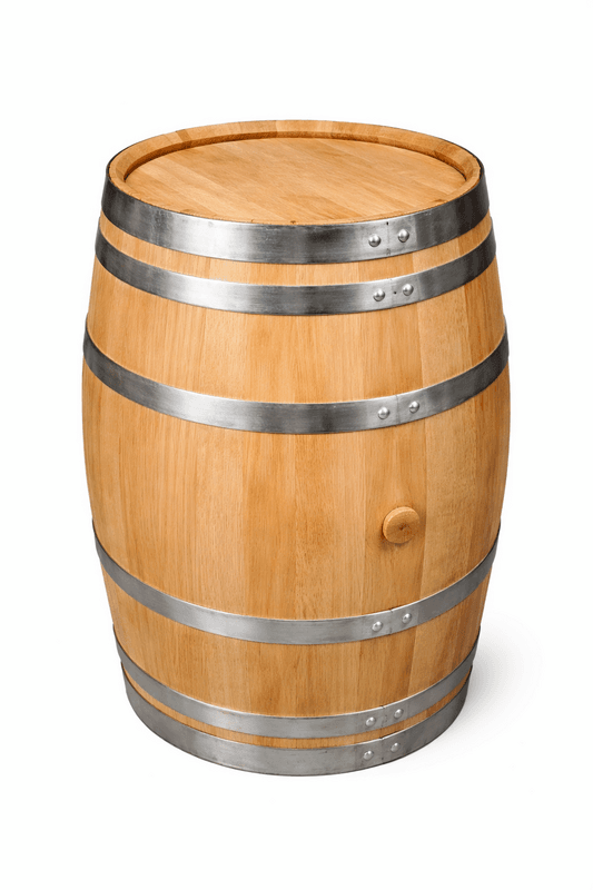 Barril de Roble Americano 225 Litros - Raspado y Pulido