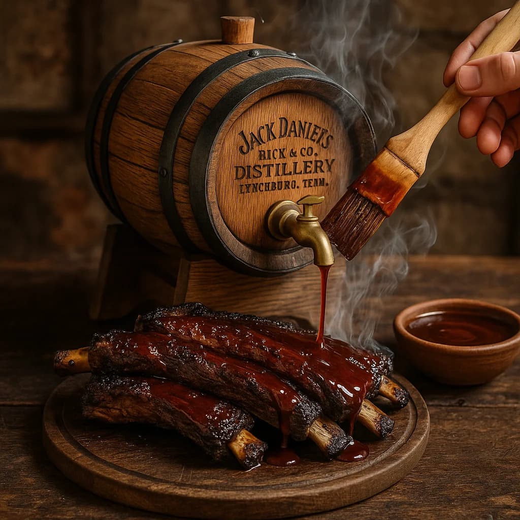 Receta salsa BBQ mexicana barrel-aged 6 semanas en barril de roble ex-bourbon con mezcal y chipotle