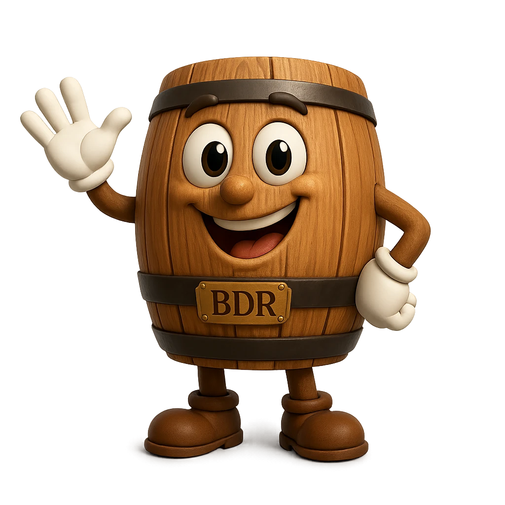 Barriles de Roble mascota BDR