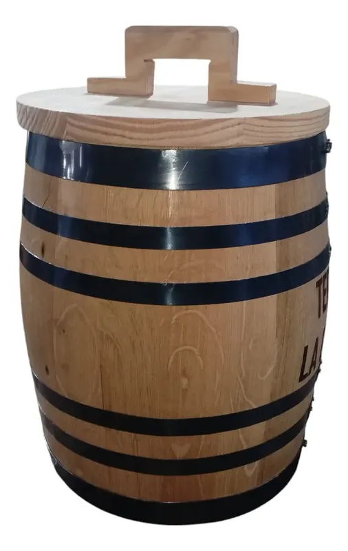 Barril tepachero con base