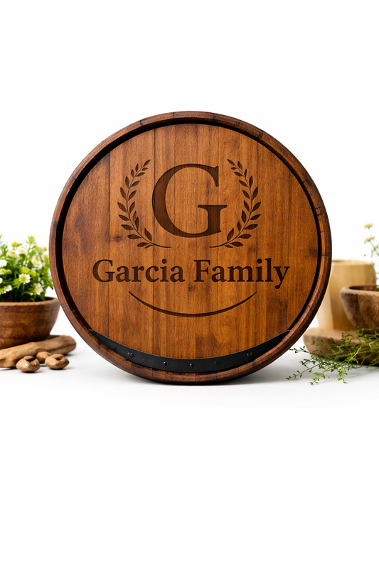 Tapa de barril artesanal 40cm la mas versatil