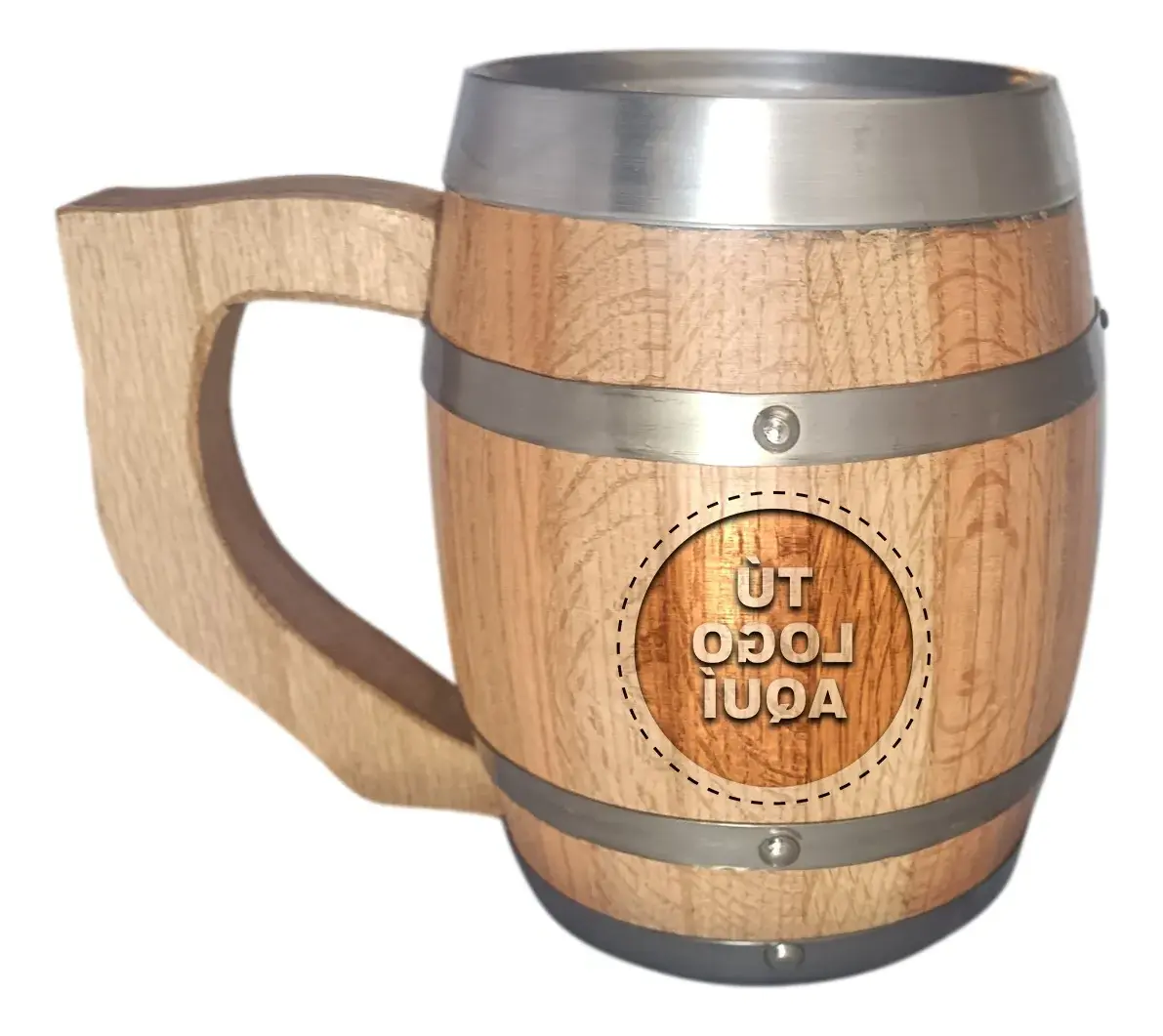 Tarro vikingo de roble 750ml artesanal