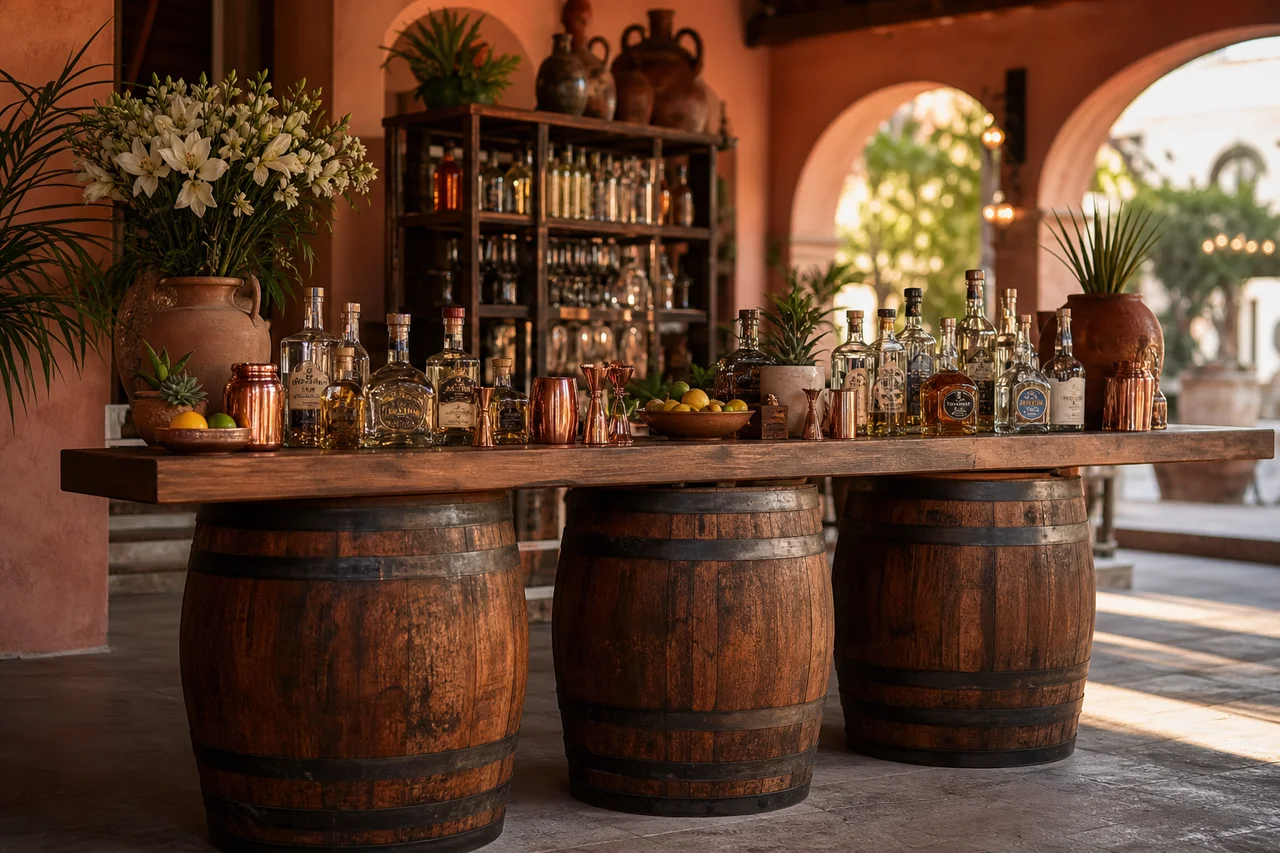 Renta de Barras de Barril — Desde $5,500/evento